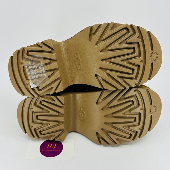 UGG Womens Classic Ultra Mini New Heights Chestnut Platform Boots 1158311 Size 7 - Picture 10 of 12